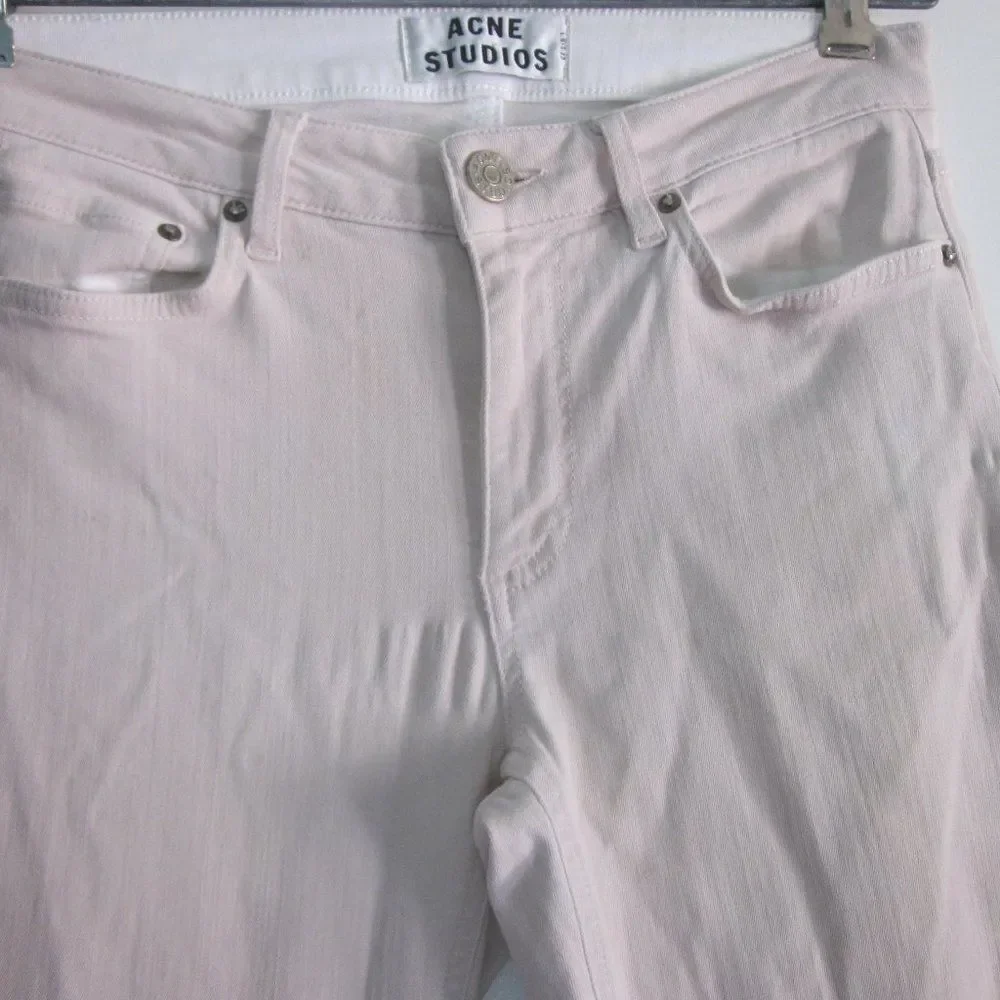 ACNE Studios Pink Skinny Jeans Womens Size 27